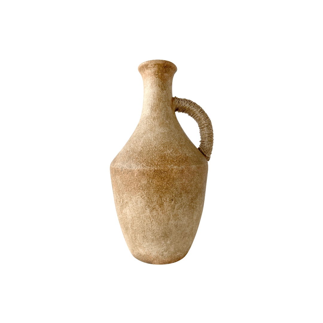 Jiya Tall Terracotta Jug Vase