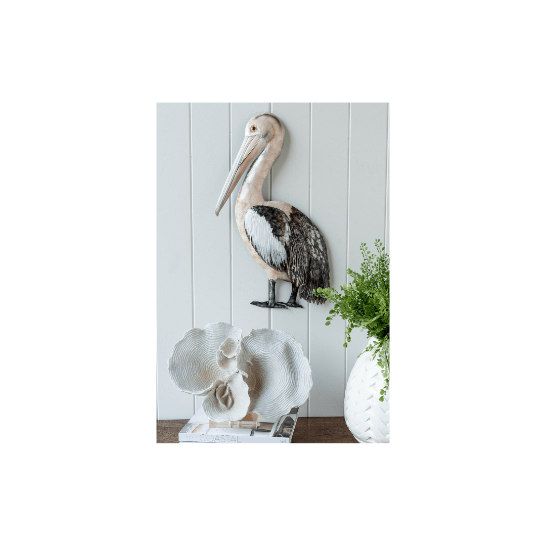 Capiz Pelican Wall Art