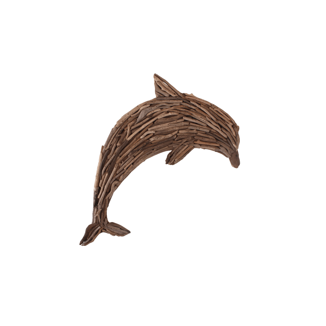 Driftwood Dolphin Wall Art