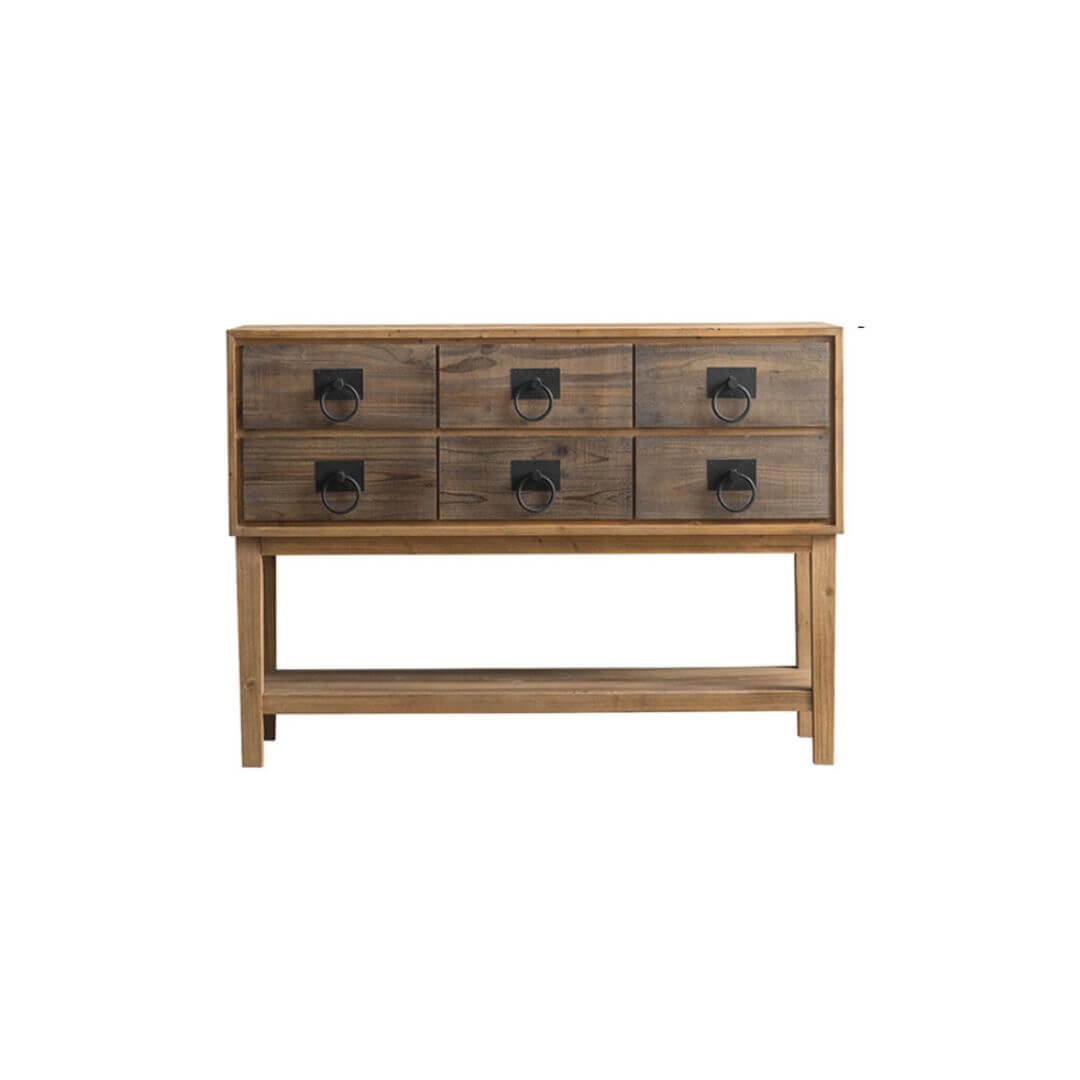 Dune 6 Drawer Sideboard