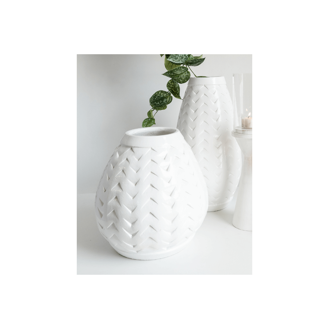 Vito Short Terracotta Vase