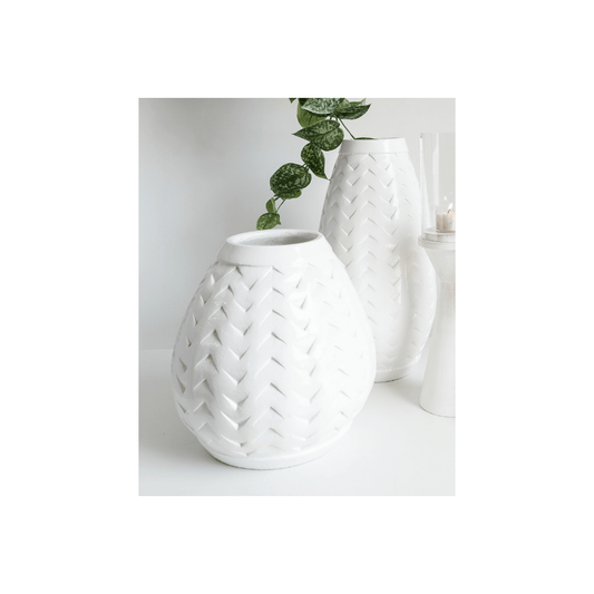 Vito Short Terracotta Vase
