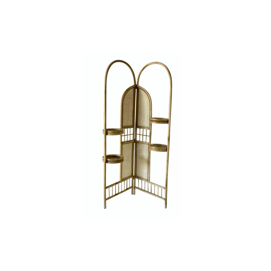 Ross Tall Rattan Planter Screen