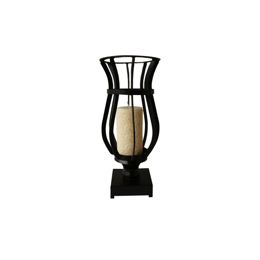 Curvy Metal Candle Holder